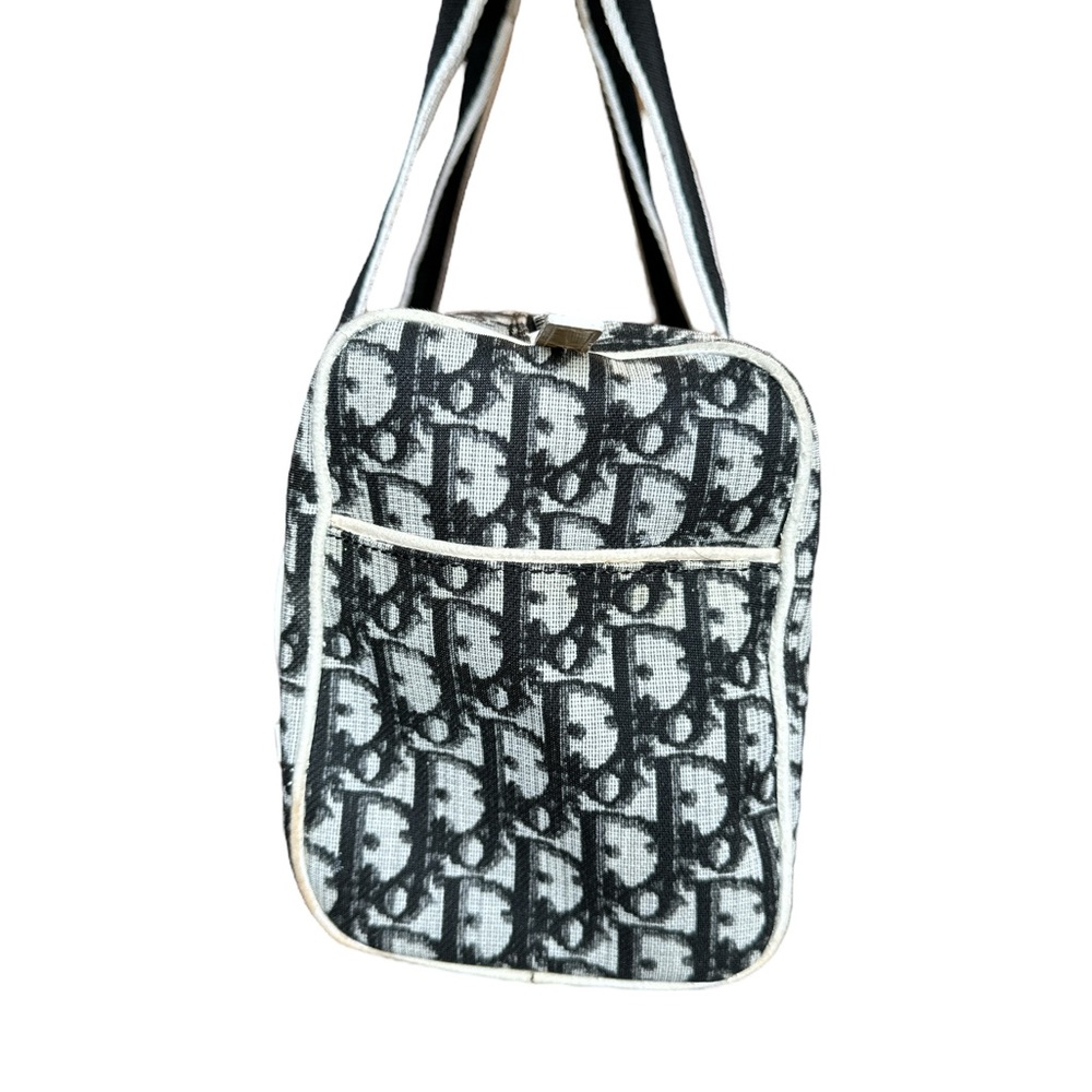 SOLD! Authentic Dior Trotter Coated Canvas Boston Bag - Picture 5 of 12